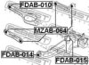 FEBEST FDAB-010 Control Arm-/Trailing Arm Bush